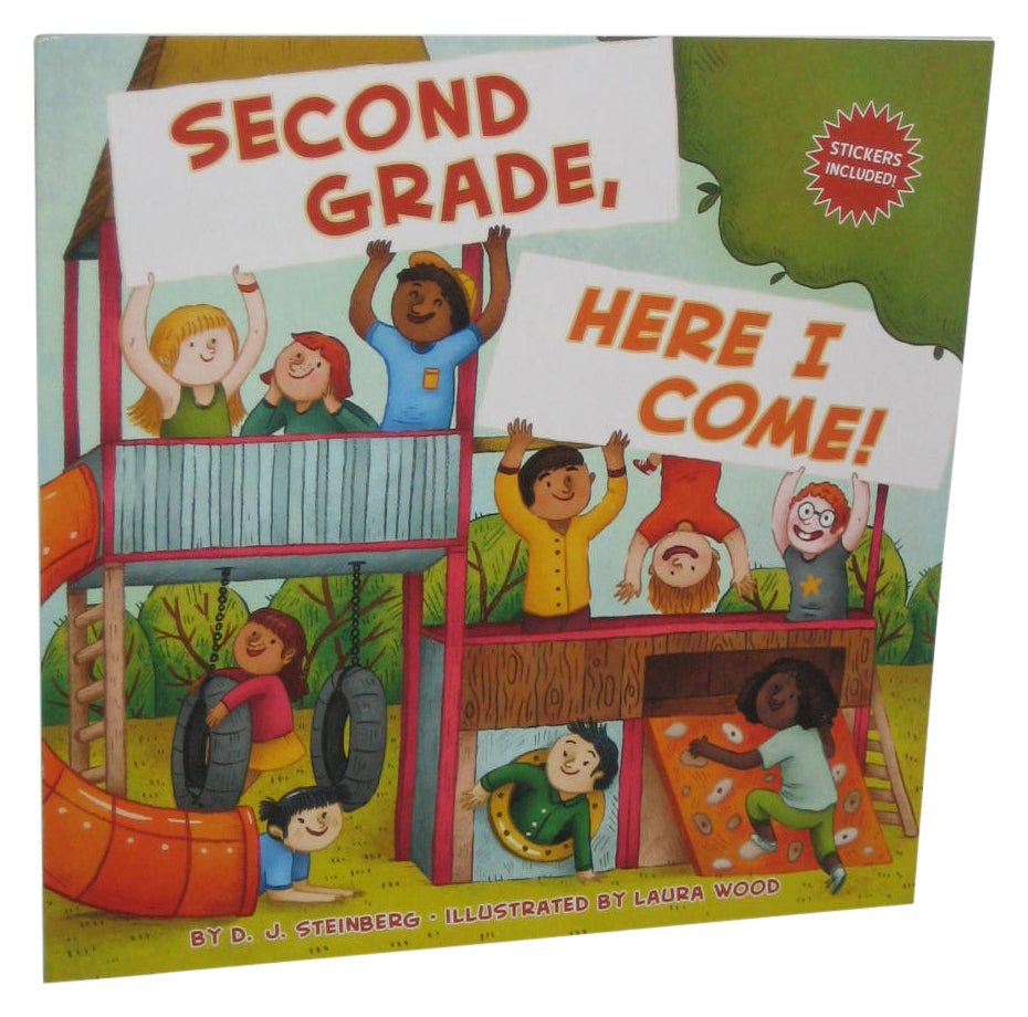 Second Grade Here I Come (2017) Paperback Book w/ Stickers