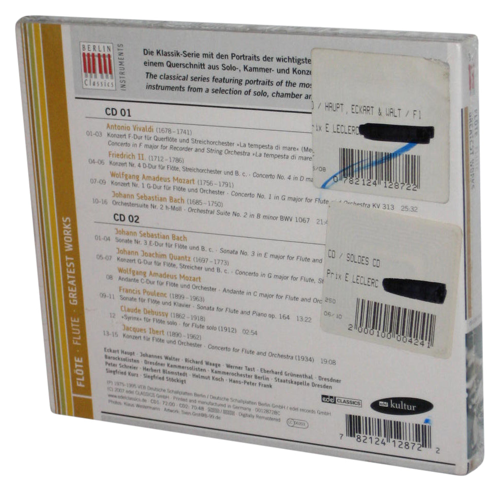 Flute Greatest Works Ibert Vivaldi Bach Mozart A (2007) Audio Music 2CD Set