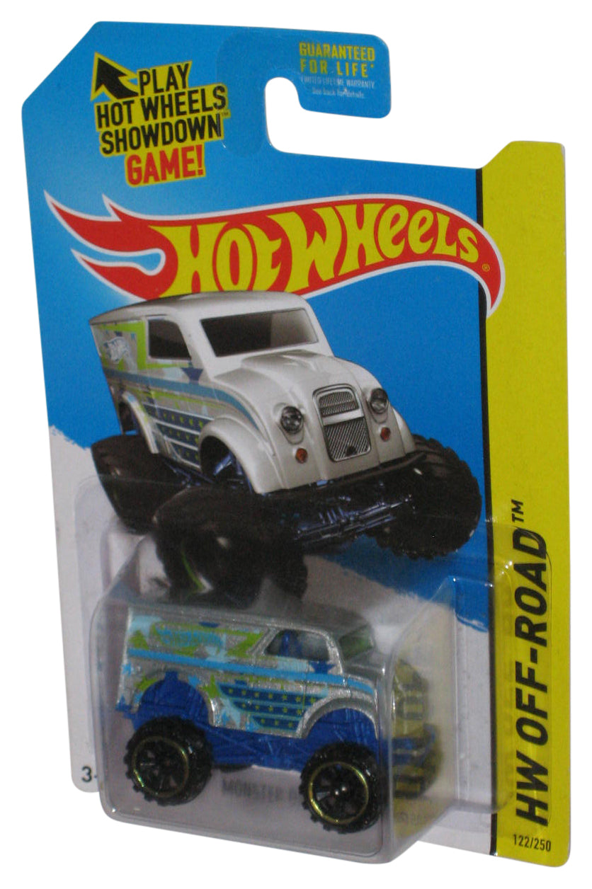 Hot Wheels HW Off-Road (2013) Silver Monster Dairy Delivery Toy Truck 122/250