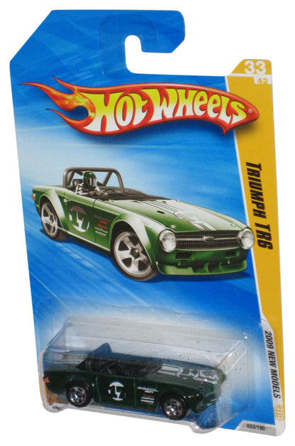 Hot Wheels 2009 New Models Green Triumph TR6 Toy Car 33/190