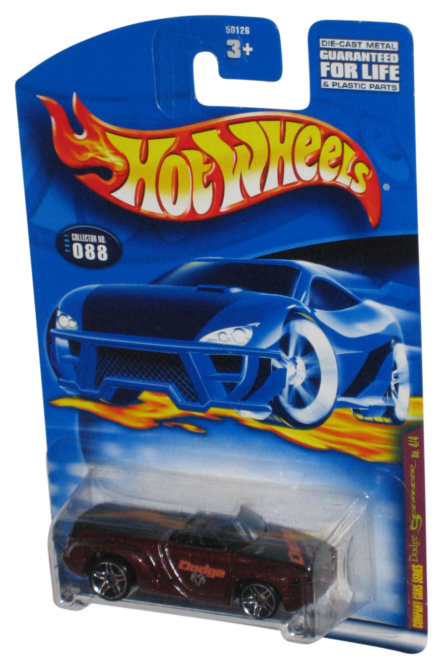 Hot Wheels Company Cars Series (2001) Red Dodge Sidewinder Toy Car #088