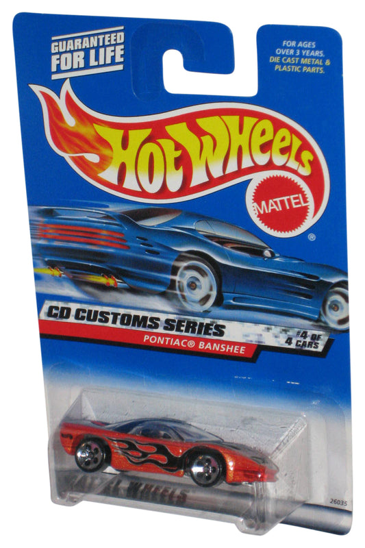 Hot Wheels CD Custom Series (1999) Orange Pontiac Banshee Toy Car 4/4