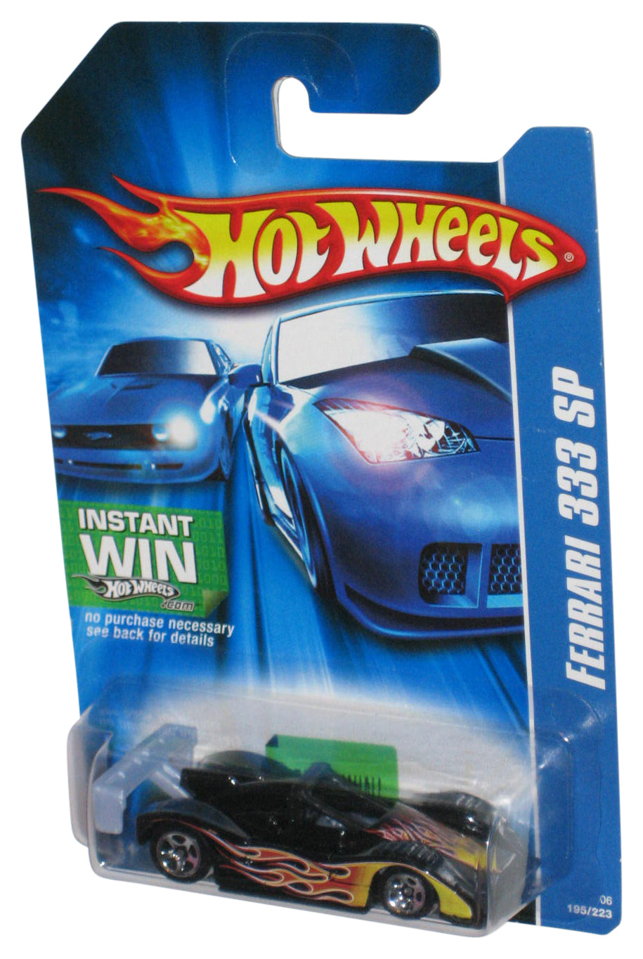 Hot Wheels Ferrari 333 SP (2006) Black Die-Cast Toy Car 195/223
