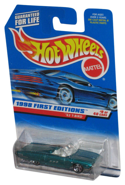 Hot Wheels 1998 First Editions 9/40 Green '63 T-Bird Toy Car #644