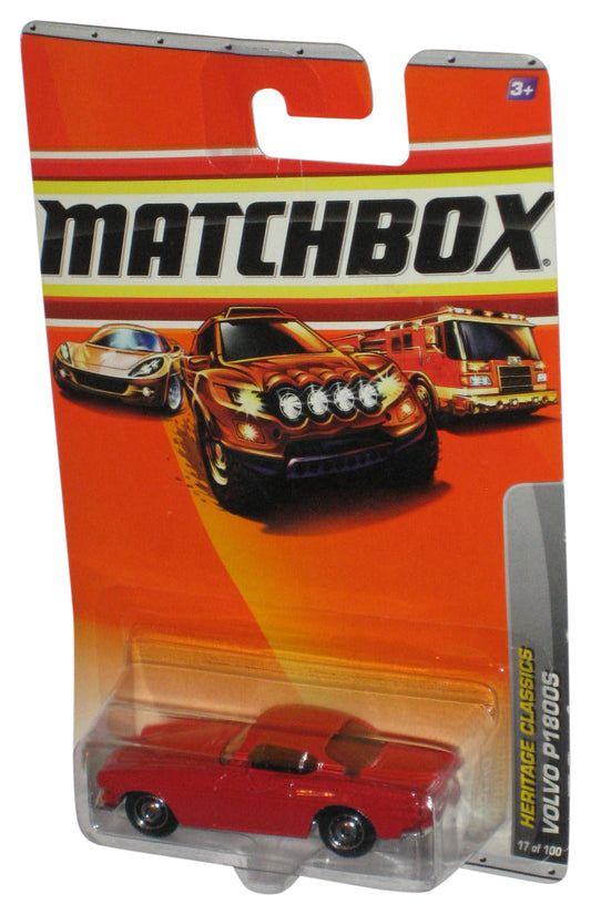 Matchbox Heritage Classics (2009) Red Volvo P1800S Toy Car 17/100
