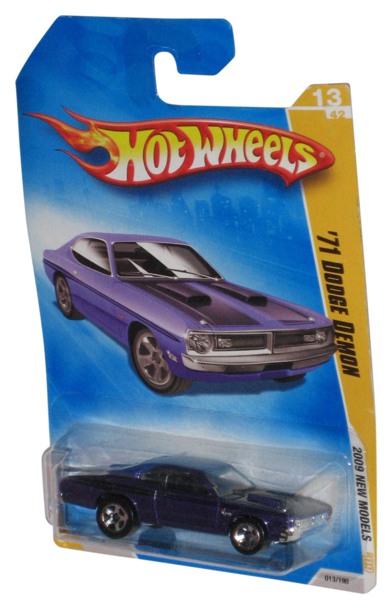 Hot Wheels 2009 New Models Purple '71 Dodge Demon Toy Car 013/190