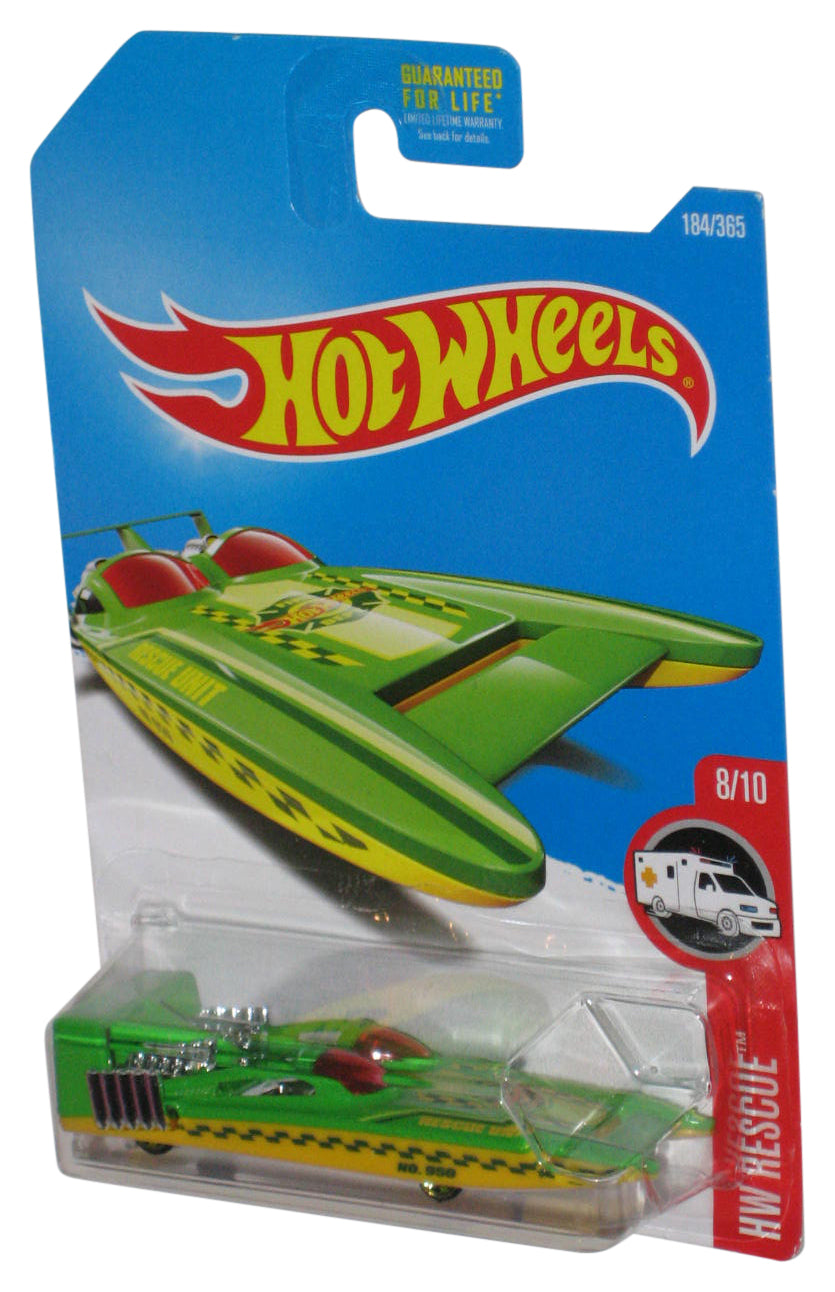 Hot Wheels HW Rescue 8/10 (2015) Green H2GO Die-Cast Toy Car 184/365