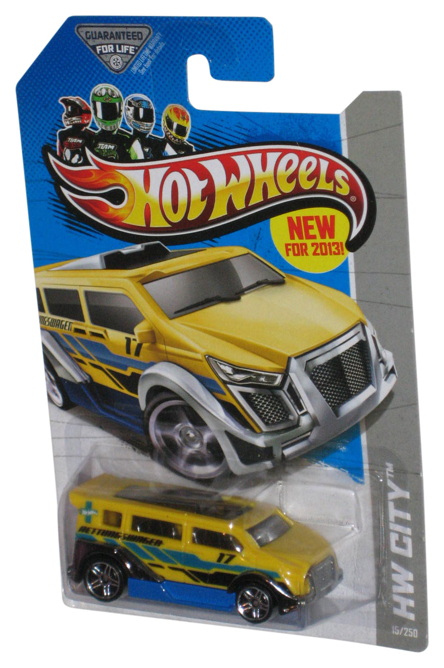 Hot Wheels HW City (2013) Yellow Speedbox Toy Car 15/250