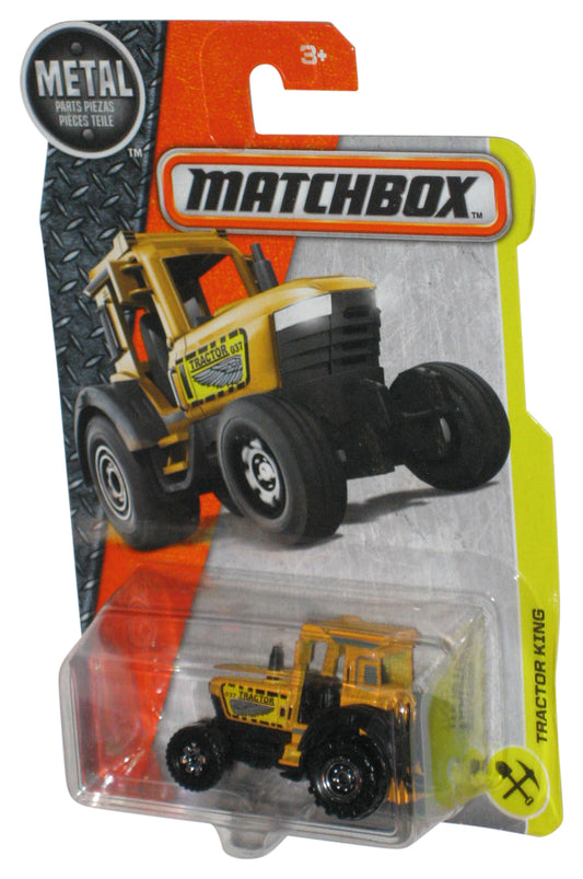 Matchbox Metal (2016) Orange Tractor King Toy Vehicle 37/125