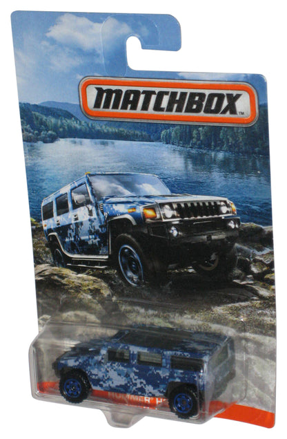 Matchbox Hummer H2 Concept (2016) Blue Pixel Die-Cast Toy Car