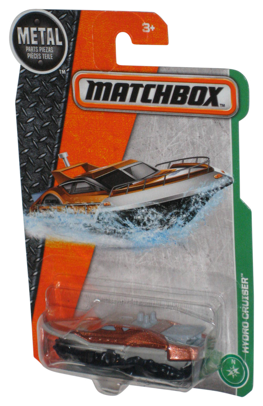 Matchbox Hydro Cruiser (2016) Metallic Brown Metal Toy Boat 98/125
