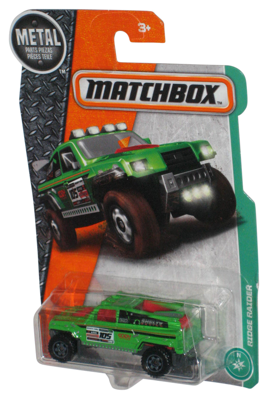 Matchbox Ridge Raider (2016) Green Die-Cast Metal Ridge Raider Toy 103/125
