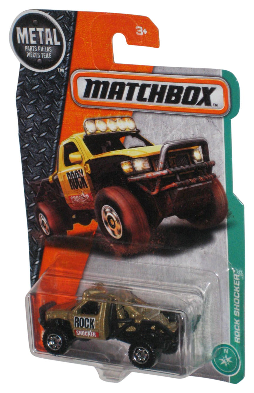 Matchbox Rock Shocker (2016) Gold Die-Cast Metal Toy Truck 107/125