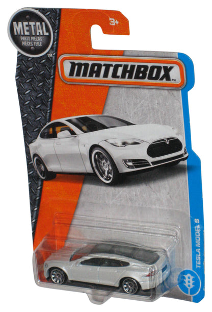 Matchbox Tesla Model S (2016) White Die-Cast Toy Car 26/125