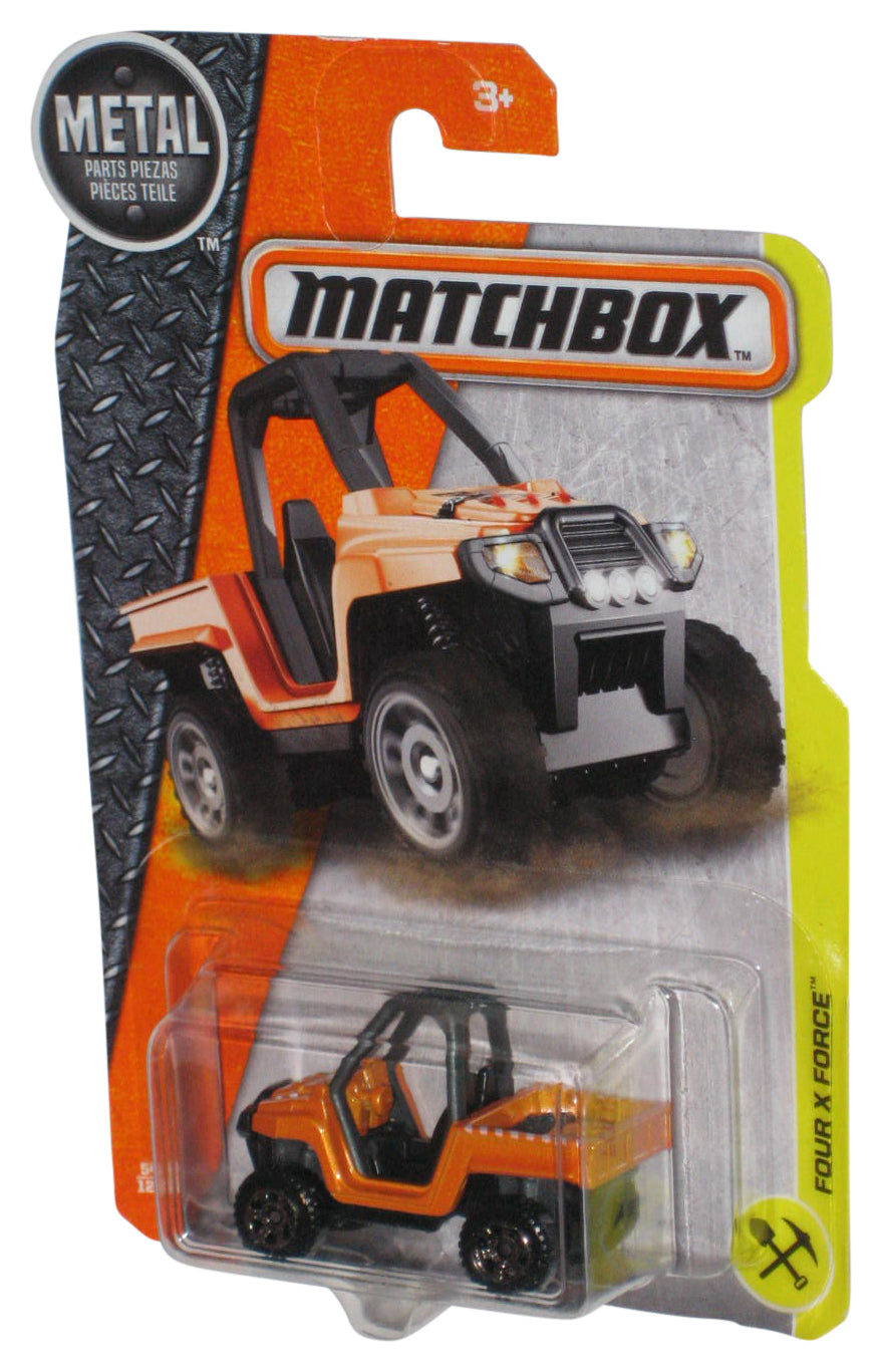 Matchbox Four X Force (2016) Orange Toy Car Vehicle 54/125