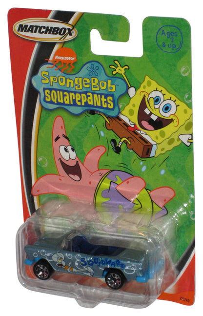 Matchbox Spongebob Squarepants Squidward (2003) Mattel Blue Toy Car - (Dented Plastic)