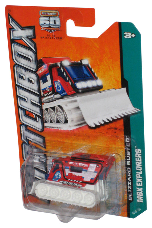 Matchbox MBX Explorers (2012) Red & White Blizzard Buster Toy 92/120