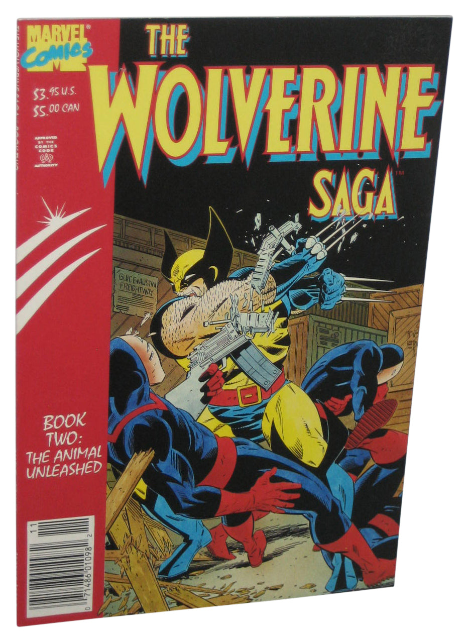 Marvel Comics Wolverine Saga Vol. 2 The Animal Unleashed Paperback Book