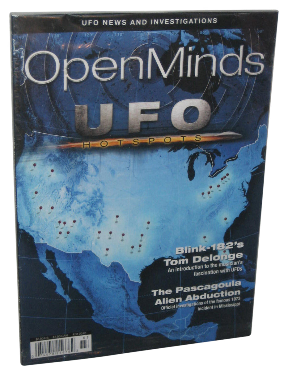 Open Minds UFO Hot Spots February / March 2012 Magazine Book