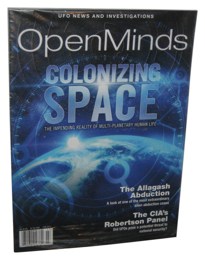 Open Minds Colonizing Space February / March 2013 Magazine Book