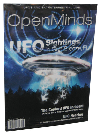 Open Minds UFO Sightings In Gulf Breeze FL August / September 2013 Magazine Book