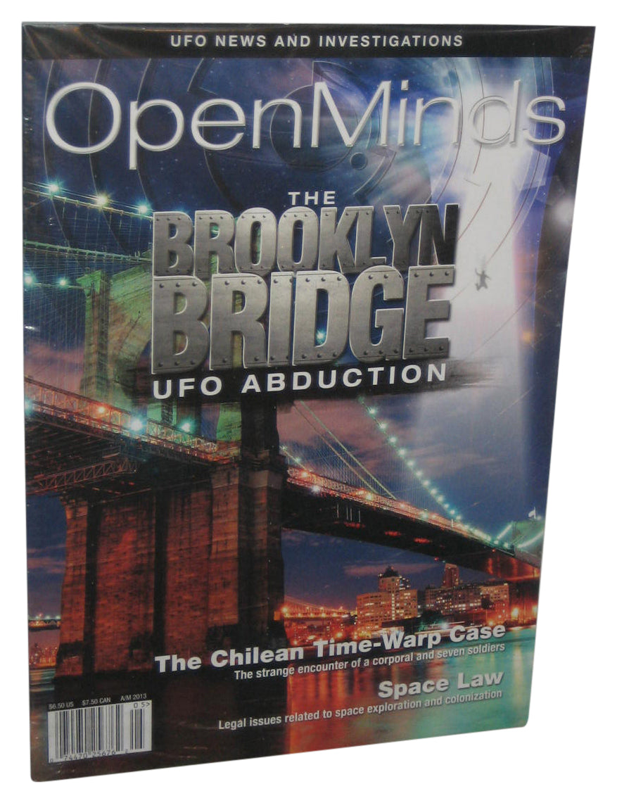 Open Minds The Brooklyn Bridge UFO Abduction April / May 2013 Magazine Book
