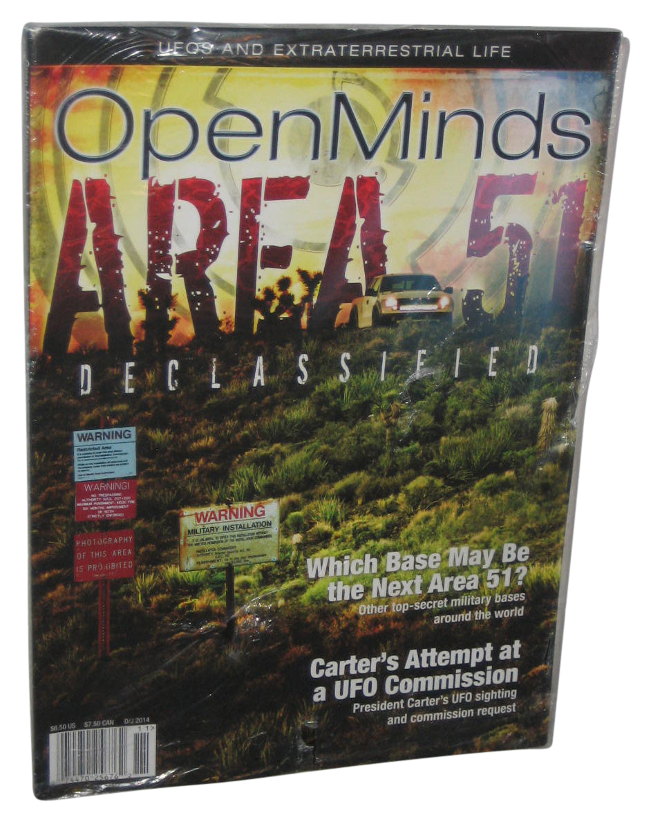 Open Minds Area 51 Declassified December / January 2014 Magazine Book