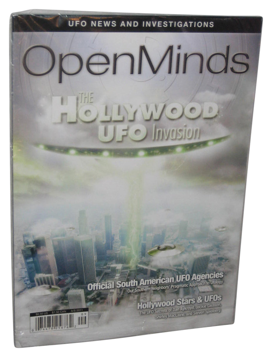 Open Minds The Hollywood UFO Invasion August / September 2011 Magazine Book
