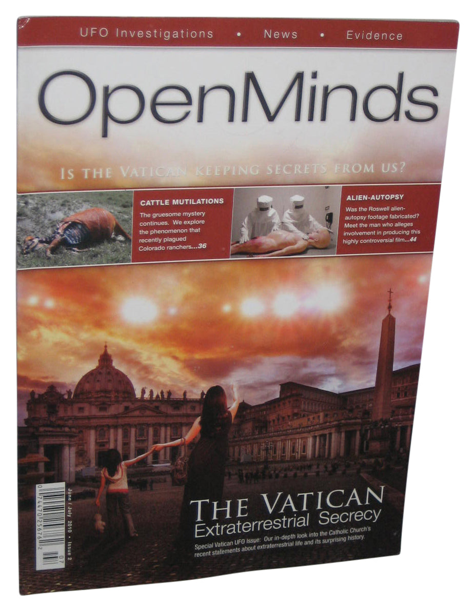 Open Minds The Vatican Extraterrestrial Secrecy June / July 2010 Magazine Book
