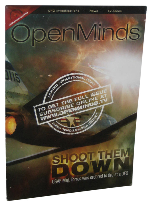 Open Minds Limited Promotional Print Shoot Them Down Magazine Book