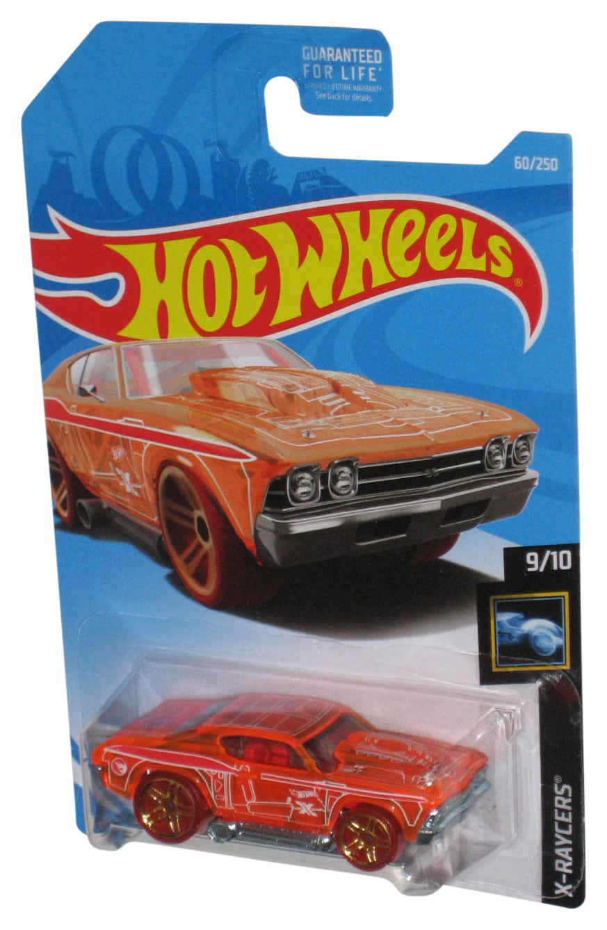 Hot Wheels X-Raycers 9/10 (2017) Orange '69 Chevelle Die-Cast Toy Car 60/250