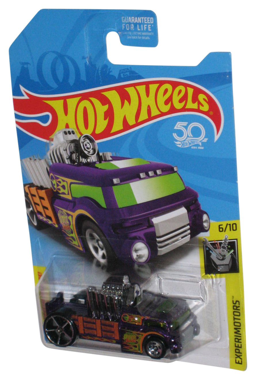Hot Wheels Experimotors 6/10 (2017) Purple Die-Cast Toy Car 6/10