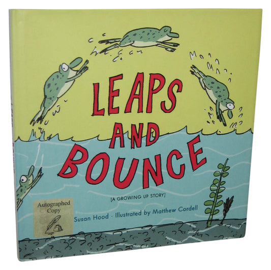 Leaps and Bounce Growing Up Story Hardcover Book - (Autographed Copy)