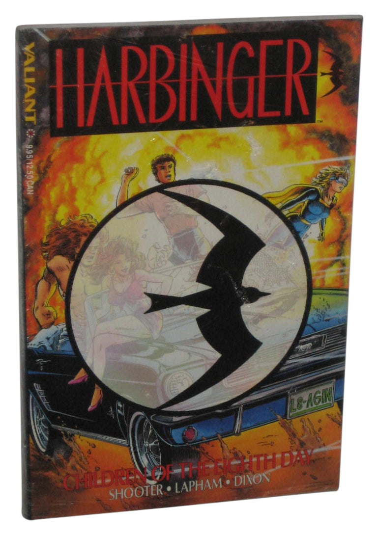 Harbinger Children of The Eighth Day (1992) Valiant Paperback Book w/ Comic Book No. 0