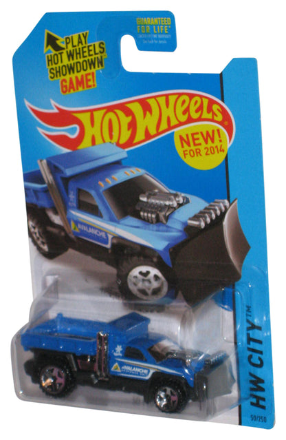 Hot Wheels HW City (2014) Dark Blue So Plowed Toy Truck 50/250
