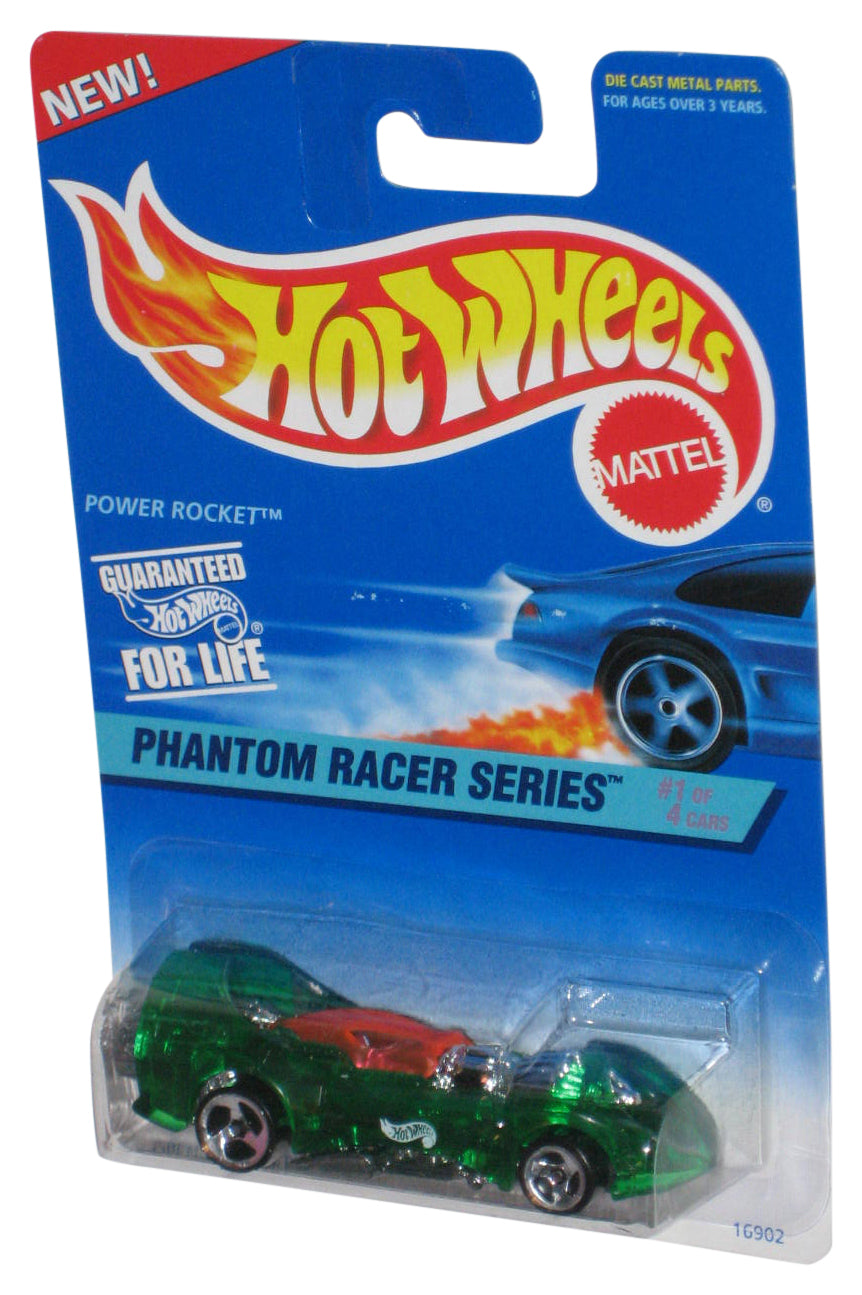 Hot Wheels Phantom Racer Series 1 of 4 (1997) Green Power Rocket Toy Car #529