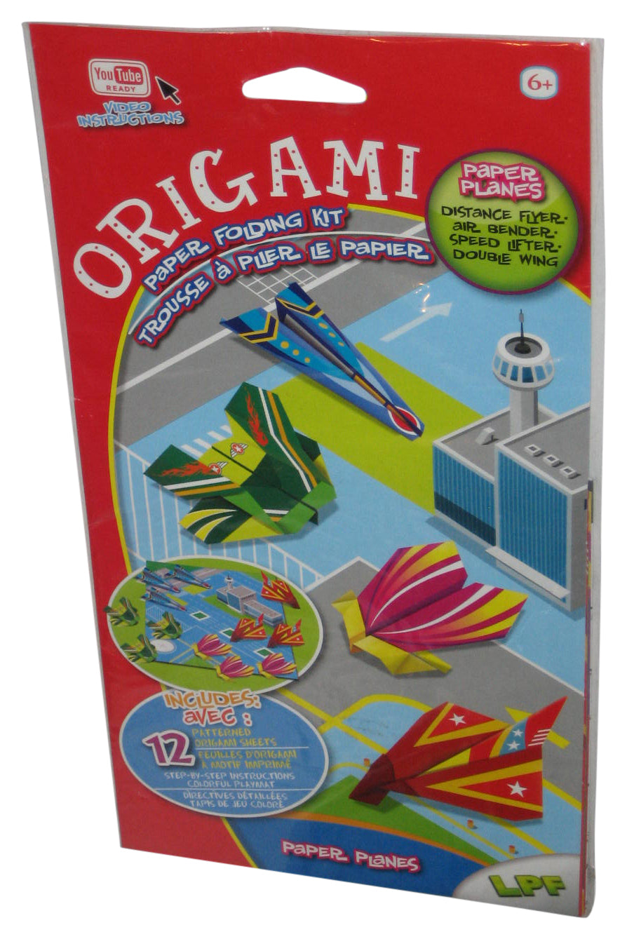 Origami Paper Planes LPF Folding Kit - (12 Petterned Sheets)