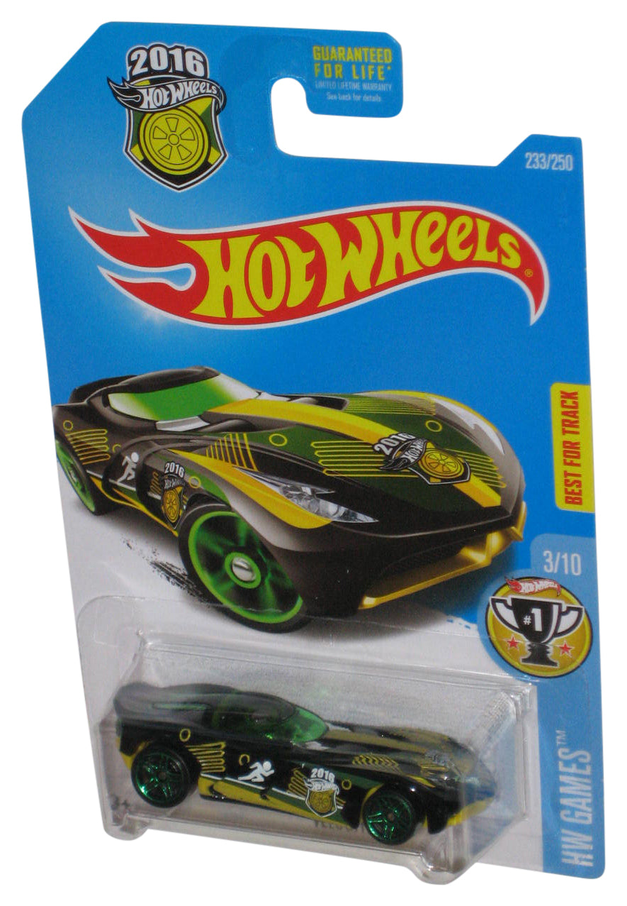 Hot Wheels HW Games 3/10 (2016) Green Velocita Toy Car 233/250