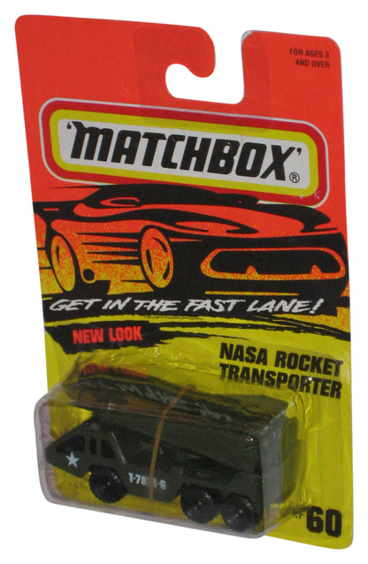 Matchbox Get In Fast Lane Nasa Rocket Transporter (1995) New Look Green Toy #60