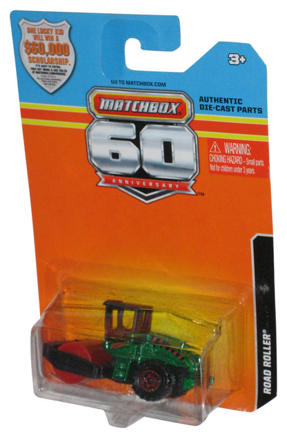 Matchbox 60th Anniversary (2012) Green Road Roller Die-Cast Toy Vehicle - (Dented Plastic)