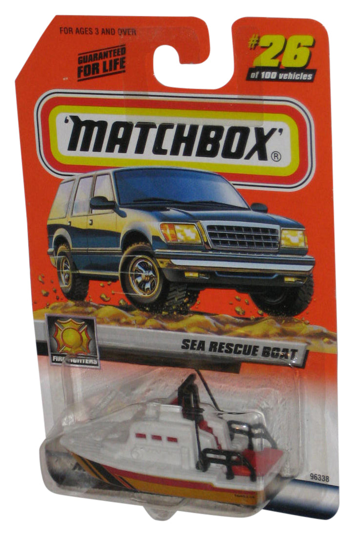 Matchbox Fire Fighters (1999) Sea Rescue Boat Toy #26/100