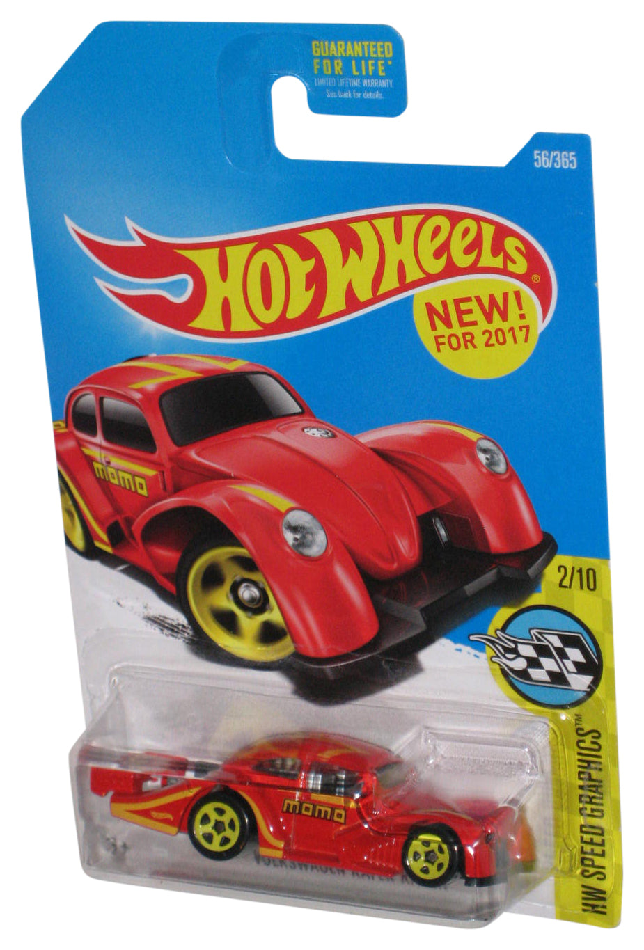 Hot Wheels HW Speed Graphics 2/10 (2017) Red Volkswagen Kafer Racer Car 56/365