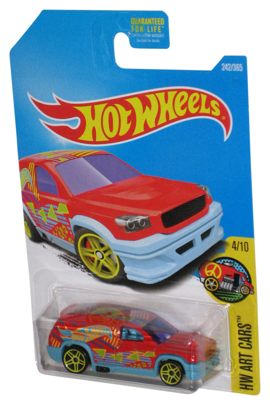Hot Wheels Fandango HW Art Cars #4 Mattel (2017) Red & Blue Car #242/365