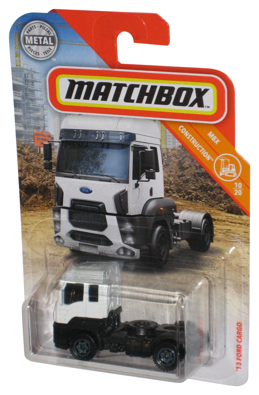 Matchbox MBX Construction 10/20 (2019) White '13 Ford Cargo Truck Toy 28/100