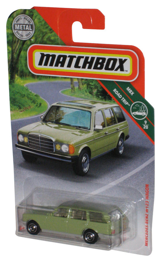Matchbox MBX Road Trip 9/20 (2018) Mercedes-Benz W123 Wagon Green Toy Car 3/100
