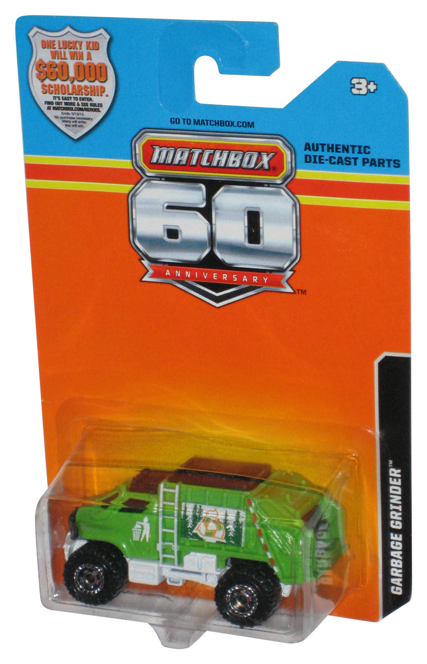 Matchbox 60th Green Garbage Grinder (2012) Die-Cast Toy Vehicle
