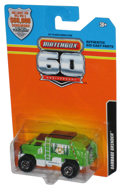 Matchbox 60th Green Garbage Grinder (2012) Die-Cast Toy Vehicle