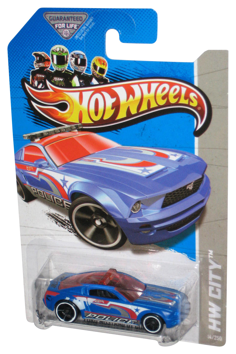 Hot Wheels HW City (2012) Blue Police Ford Mustang GT Concept Toy Car 14/250