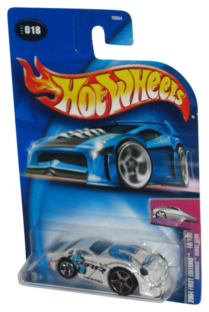 Hot Wheels 2004 First Editions 18/100 (2004) White Hardnoze Dodge Neon Toy Car #018