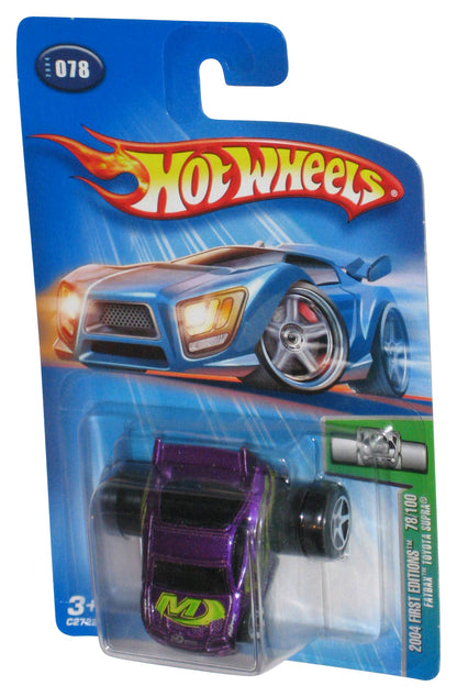 Hot Wheels 2004 First Editions 78/100 (2004) Purple Fatbax Toyota Supra Car #078